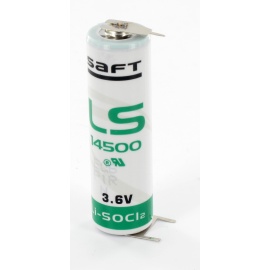 Baterías Saft litio 3.6V LS145003PF 3 Picots