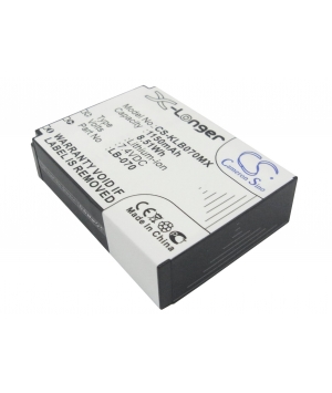 7.4V 1.15Ah Li-ion battery for Kodak Pixpro AZ651