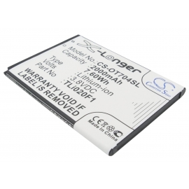 Batería 3.8V 2Ah Li-ion para Alcatel One Touch 7040