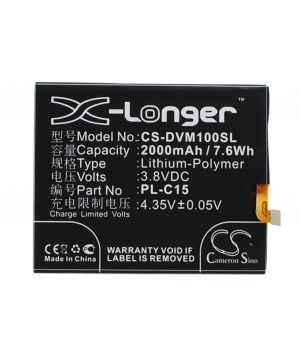 3.8V 2Ah LiPo battery for DOOV LM1