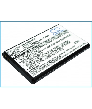 3.7V 1.8Ah Li-ion battery for Huawei Honor